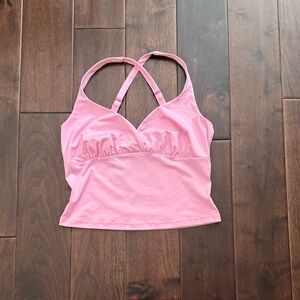 Princess Polly Pink Cross-Back Bra